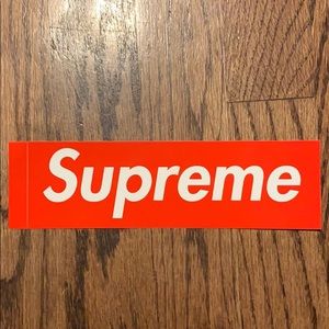 Supreme box logo sticker